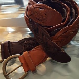 Lather Braided belts (2)